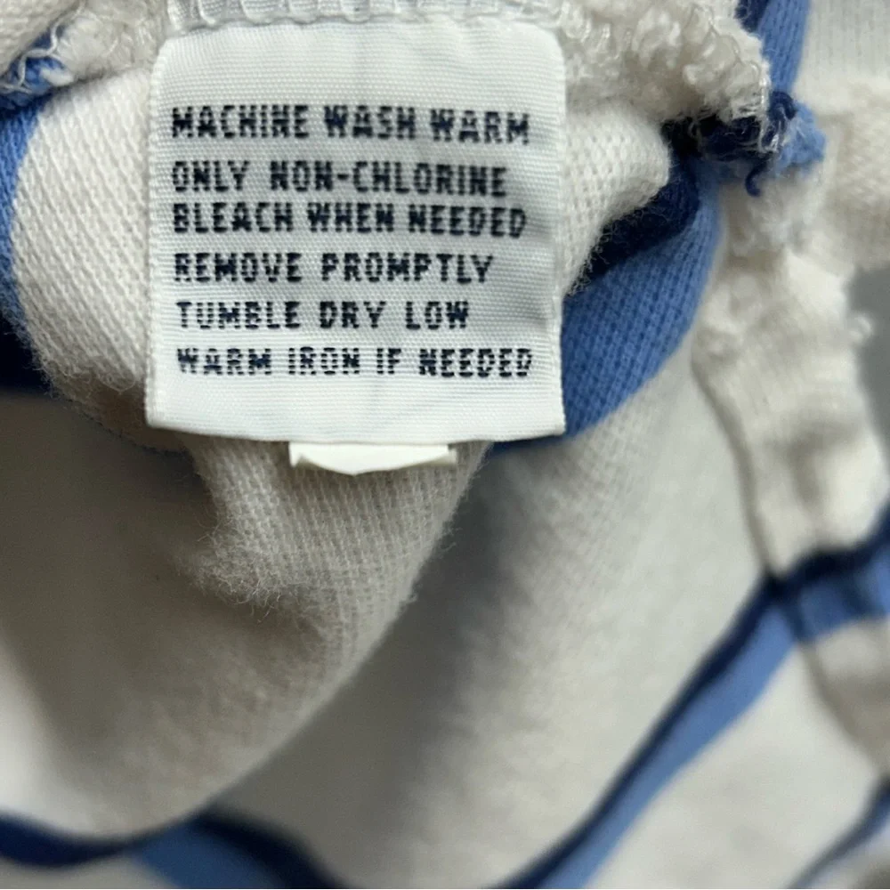 Ralph Lauren‎ White and Blue Striped Polo Shirt Large